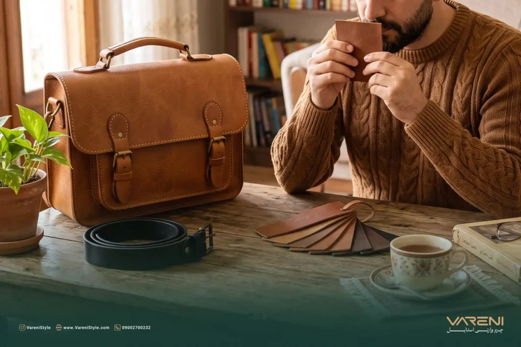 چرم طبیعی بوی متفاوتی دارد