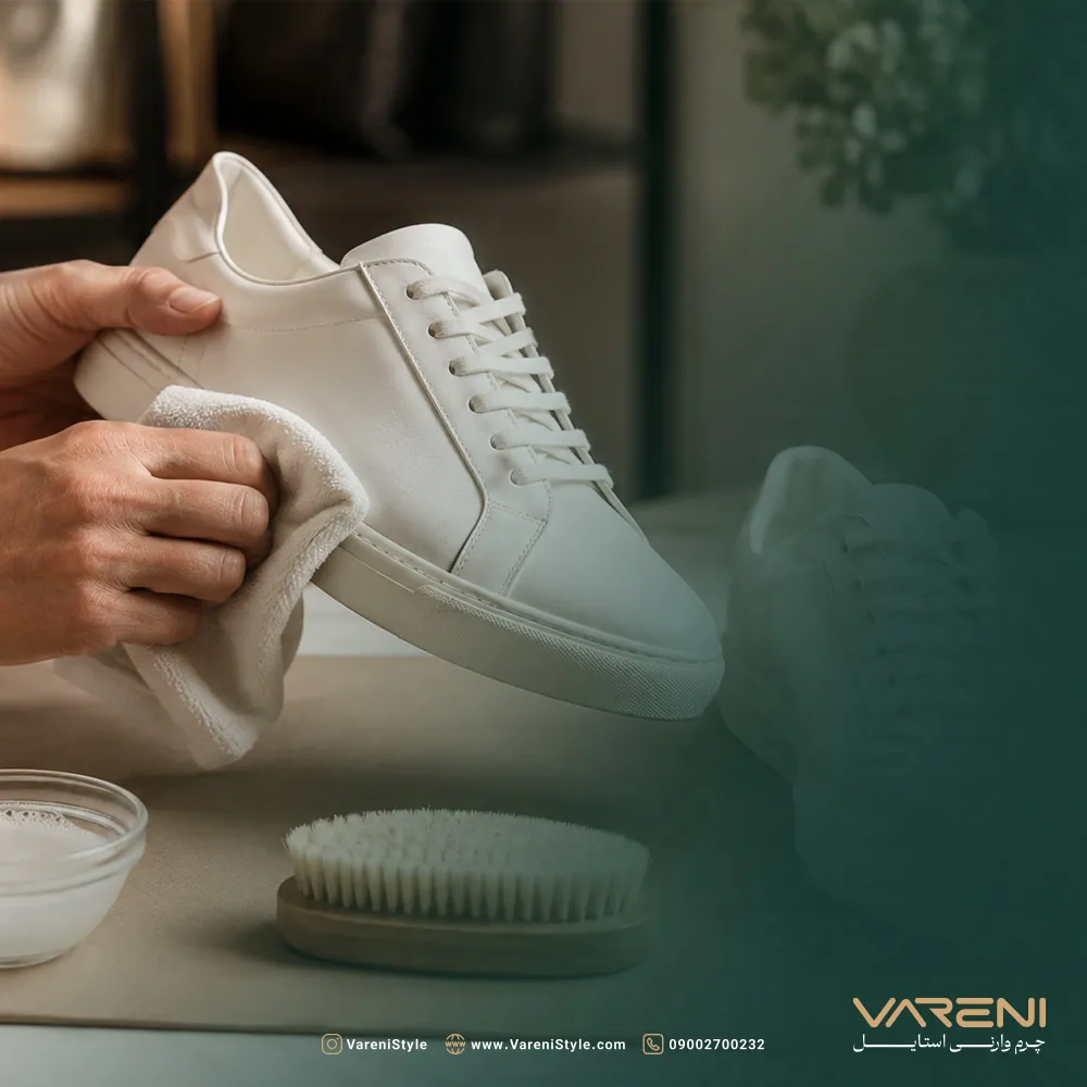کفش چرم سفید را چگونه تمیز کنیم؟